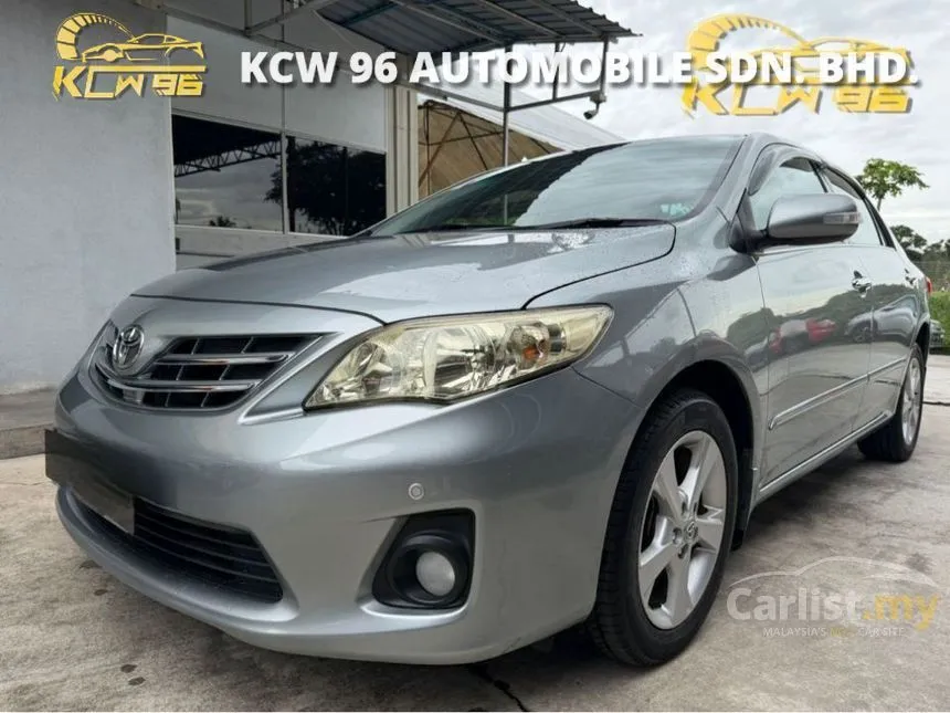 2012 Toyota Corolla Altis G Sedan