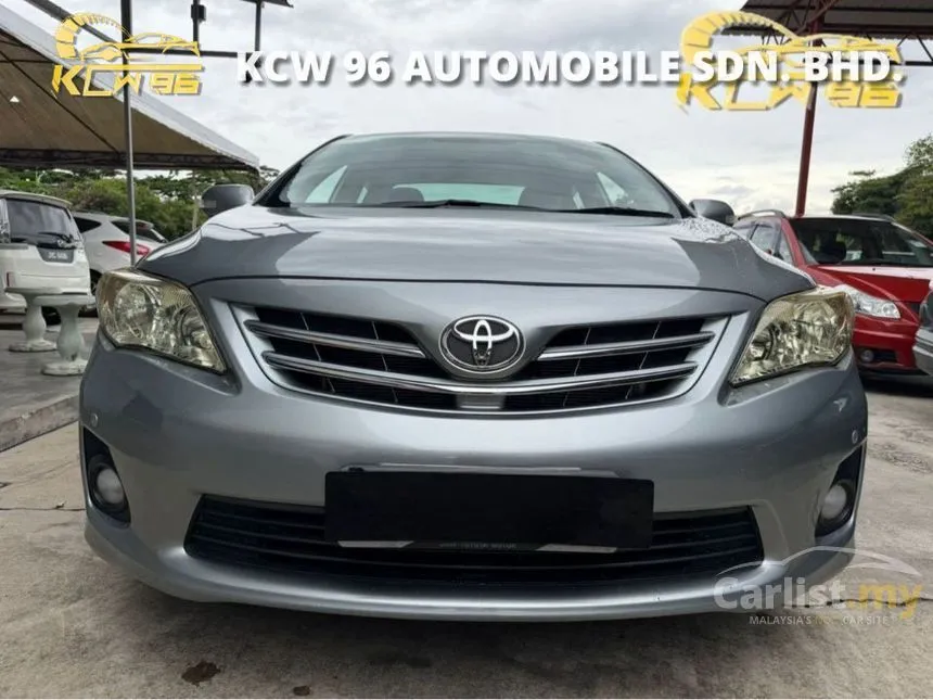 2012 Toyota Corolla Altis G Sedan