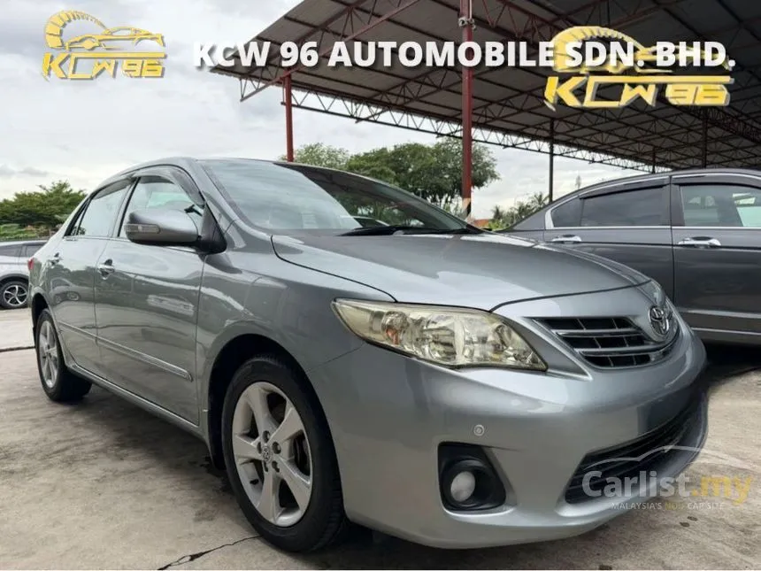 2012 Toyota Corolla Altis G Sedan