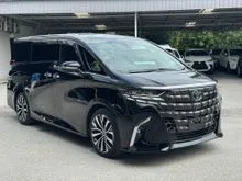 2024 Toyota Alphard 2.5 Z/SIDE STEP/10K MILEAGE/AUTO PARK/FLIP DOWN MONITOR/FREE WARRANTY/FREE SERVICE