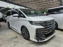 2025 Toyota Vellfire 2.4 Z Premier MPV New Car Sunroof Modelista Bodykit Roof Monitor PCS LDA HUD DIM BSM PB Unreg