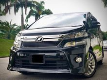 2014 Toyota Vellfire 2.4 Z Golden Eyes LOW MILE 1DATO OWNER CARKING IN MARKET FREE WARRANTY