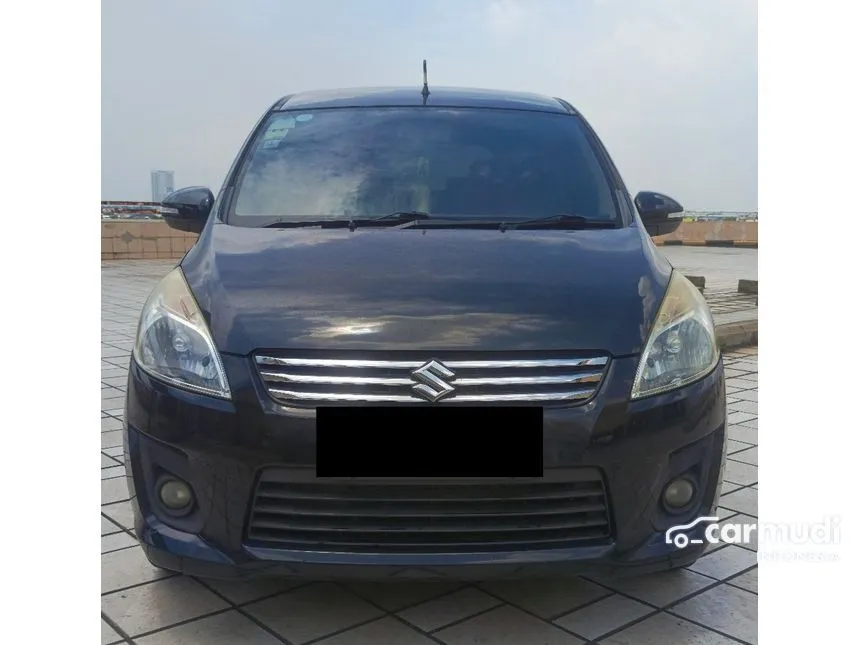Jual Mobil Suzuki Ertiga 2015 GL 1.4 di Banten Manual MPV Hitam Rp 109.000.000