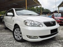 2004 Toyota Corolla Altis 1.6 E Non-Accident, Mint Condition, Newly Painted Pearl White