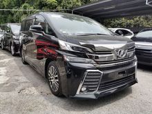 2015 Toyota Vellfire 2.5 ZG / SUNROOF / ALPHINE BIG TV / READY STOCK NO NEED WAIT / 5 YEARS WARRANTY UNLIMITED KM