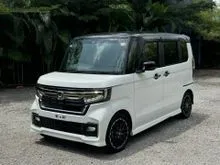 2021 Honda N-Box 0.7 Custom L Turbo Leather Seat Dual Tone 6Yrs Warranty