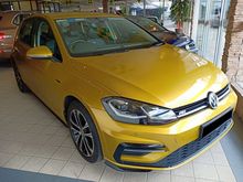 2018 Volkswagen Golf 1.4 280 TSI R-line Hatchback PRE-OWN TUMERIC YELLOW (A) RAYA PROMOTION