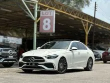 2023 Mercedes-Benz C300 2.0 AMG Line Sedan W206 Full Service Records with HAP SENG Warranty till 2027 24K KM only