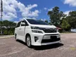 Used 2013/2017 Toyota Vellfire 2.4 Z G Edition MPV PILOT SEAT 3 Y WARRANTY 2 PWR DOOR 1 POWER DOOR 7 SEATER - Cars for sale