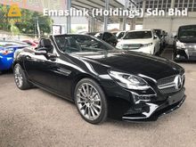 2017 Mercedes-Benz SLC200 AMG Line 2.0 Turbo 9G-Tronic Panoramic Roof Paddle Shift Multi Function Steering Bluetooth Hard Top Convertible Bucket Seat