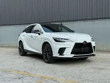 2024 Lexus RX 350 2.4 F Sport Handling SUV (A) BLACK INTERIOR 360 CAMERA DIM BSM HUD PANROMIC ROOF GRADE 5A 5K+KM ONLY JAPAN UNREG