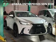 2022 LEXUS NX250 LUXURY 2.5 VERSION L**GRADE 5AA**BLACK INTERIOR**SUNROOF**360 CAMERAS**BLIND SPOT MONITOR**HEAD UP DISPLAY**POWER SEAT AND MEMORYSEAT