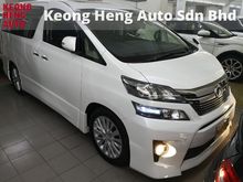 TRUE YEAR MADE 2013 Toyota Vellfire 2.4 ZG New Facelift Pilot Seat Sunroof 2015