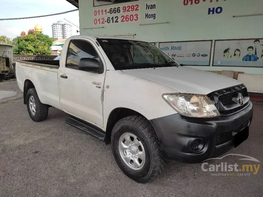 Used 2011 Toyota Hilux 2.5 Single Cab (M) 4X4 - Carlist.my