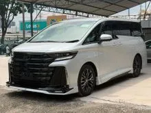 READY STOCK GR SPORT BODYKIT 2024 Toyota Vellfire 2.4 Z Premier MPV BROWN LEATHER