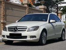 2009 MERCEDES-BENZ C200 K (A) W204 NEW MODEL LOCAL ELEGANCE FULL SPEC 0%GST