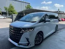 2023 Toyota Alphard 2.5 Z GRADE 5A CAR HIGH SPEC UNIT LOW MILEAGE MODELISTA BODY KIT HUD DIM AUTO PARKING SUN ROOF MONITOR