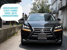 FREE 5 YEARS WARRANTY 2015 LEXUS NX200 2.0CC TURBO LUXURY FULL LEATHER 5 SEATER SUV WITH POWER BOOT # Max 012-201 6830