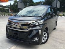 2017 Toyota Vellfire 2.5 (A) X SPEC 2 POWERDOOR VACUUM BOOT 8 SEATER