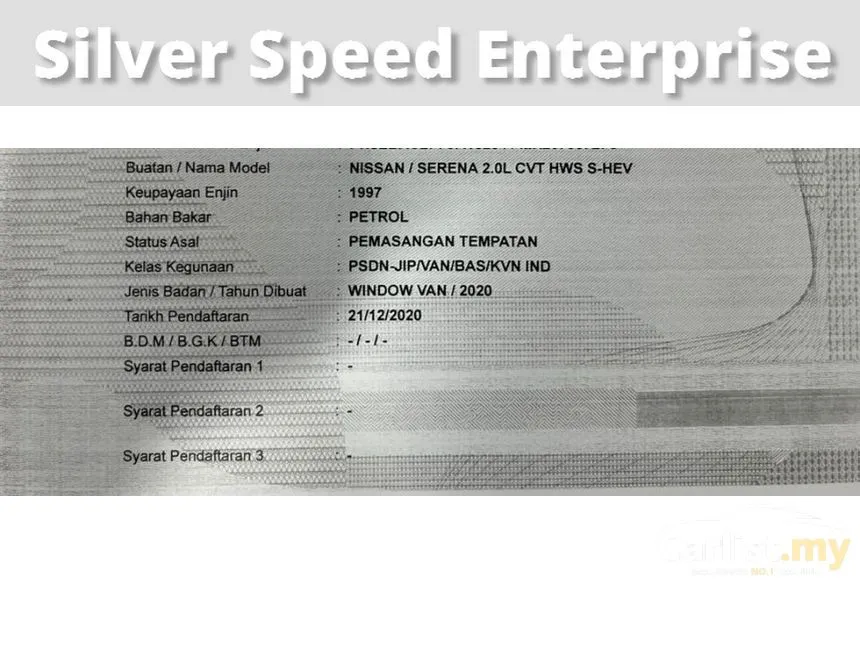2020 Nissan Serena S-Hybrid High-Way Star Premium MPV