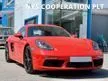 Recon 2019 Porsche Cayman S 718 2.5 Turbo Coupe Unregistered PDLS Porsche Crest On Headrest Bose Sound System Sport Chrono With Mode Switch Sport Exhaus