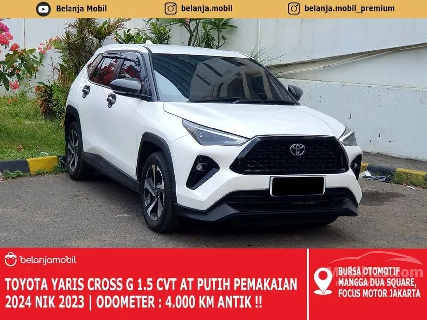 Jual Mobil Toyota Yaris Cross 2023 G 1.5 di DKI Jakarta Automatic SUV Putih Rp 299.000.000