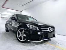 Recon 2017 Mercedes-Benz C200 AMG Sedan GRADE 4.5 HUD PWR BOOT PAN ROOF 2 MEMORY SEAT JAPAN UNREG - Cars for sale