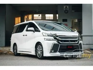2015 Toyota Vellfire 2.5 ZG MPV