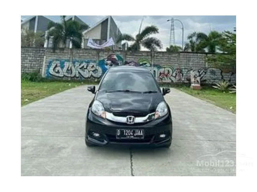 Jual Mobil Honda Mobilio 2015 E 1.5 di Jawa Barat Manual MPV Hitam Rp 137.000.000
