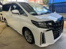 2021 Toyota Alphard 2.5 S Type Gold MPV Sunroof DIM BSM 164k WITH DUTY TAX