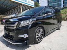 *** SALES TAX RELIEF *** LOWEST PRICE FROM NOW !!! 2016 Toyota Alphard 2.5 SC Package MPV
