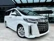 Recon 2018 Toyota Alphard 2.5 (A) SA 2 POWER DOOR SUNROOF ALPINE ROOF MONITOR LOW MILEAGE GOOD CONDITION UNREG