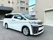Recon 2018 Toyota Vellfire 2.5 Z 8SPEED ALPINE SPEC 2POWER DOOR UNREG JAPAN
