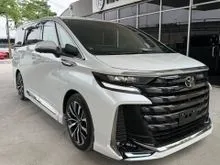 2024 Toyota Vellfire 2.4 Z Premier MPV * SUNROOF * HUD * DIM * BSM * 360 CAMERA * POWER BOOT * FULL BODYKIT * MODELISTA RIMS * BROWN INTERIOR *