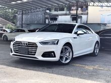 2018 Audi A5 2.0 TFSI Quattro S Line Hatchback - 2 DOORS - COUPE - 360 SURROUND CAMERA - KEYLESS PUSH START - BLIND SPOT - LATEST FACELIFTED VERSION