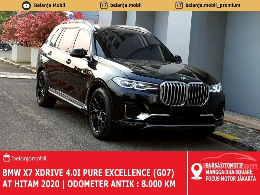 Jual Mobil BMW X7 2020 xDrive40i 3.0 di DKI Jakarta Automatic Wagon Hitam Rp 1.390.000.000