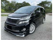 2013/16 Toyota Vellfire 2.4 Z G Edition Facelift (A) Modellista Bodykit Dual Power Door Pilot Seat Electric Seat Memory Seat Power Boot Register 2016