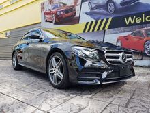 2017 Mercedes-Benz E250 2.0 AMG Sport Sedan Panoramic Power Boot Burmester Sound Digital Meter Push Start Keyless Xenon LED Running Light Paddle Shift