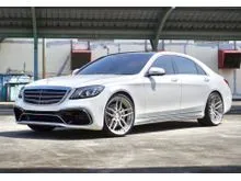 2018 Mercedes-Benz S450L 3.0 Sedan White on Black Odo 35 Rb (TERMURAH)