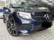Used BRUTAL BLUE PRE OWNED 2019/2021 MERCEDES BENZ GLC 43 AMG 4 MATIC COUPE UK PRISTINE SHAPE