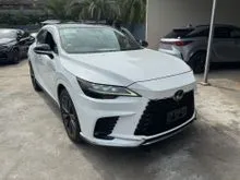 2023 Lexus RX 350 2.4 F Sport With [ Red Interior , Panroof , 360 Camera , HUD , DIM , BSM , Apple Car Play ] Recon Unregister