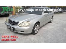 2000 Mercedes-Benz S280 2.8 (A), Leather, Acc Free, Well Maintain, Sport Rims, Sunroof, Pj Location