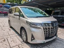 [GRADE 4.5B] 2020 TOYOTA ALPHARD 2.5 X 8-SEATER SUNROOF R/MONITOR 2-P/DOOR R/CAMERA (A) UNREG