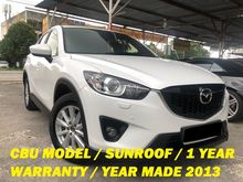 Year make 2013 Mazda CX-5 2.0 SKYACTIV-G High Spec SUV SUNROOF BOSE SYS LEATHER SEAT WARRANTY 1 TAHUN HIGH LOAN