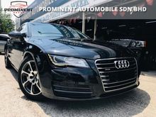 AUDI A7 3.0 S-LINE 1 YR WTY 2013,CRYSTAL BLACK IN COLOUR,SELDOM USE,NEW FACELIFT LED LIGHT,3 DVD PLAYERS,POWER BOOT,ONE DATO OWNER