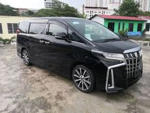 2018 TOYOTA ALPHARD 2.5 SC, 3 EYES LED,DIM, GRADE 4.5 A , MILLAGE ONLY 19K KM , 2018 UNREGISTER