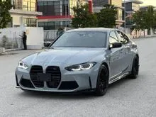 2024 BMW M3 3.0 Competition Sedan X Drive G80 Japan Spec Unregistered Carbon Interior Carbon Roof Harmon Kardon Sound System Laser Light Low Mileage