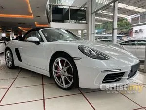 2017 PORSCHE 718 BOXSTER S 2.5 CARRERA WHITE * 14-WAY SEATS WITH MEMORY * BOSE * PDLS * SALE OFFER 2021 *