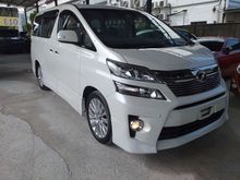 2014 Toyota Vellfire 2.4 Z G Edition MPV Home Theater