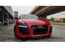 Audi TT R-SPEC NEW FACELIFT 2011,LED LIGHTING,LIMITED SPEC,ORIGINAL CRYSTAL RED,FULL LEATHER SEATS,R-SPEC F&B BUMPER,REVERSE CAMERA,ONE DATIN OWNER